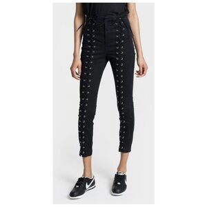 A.L.C NWT Kingsley Lace Up Pants in Black